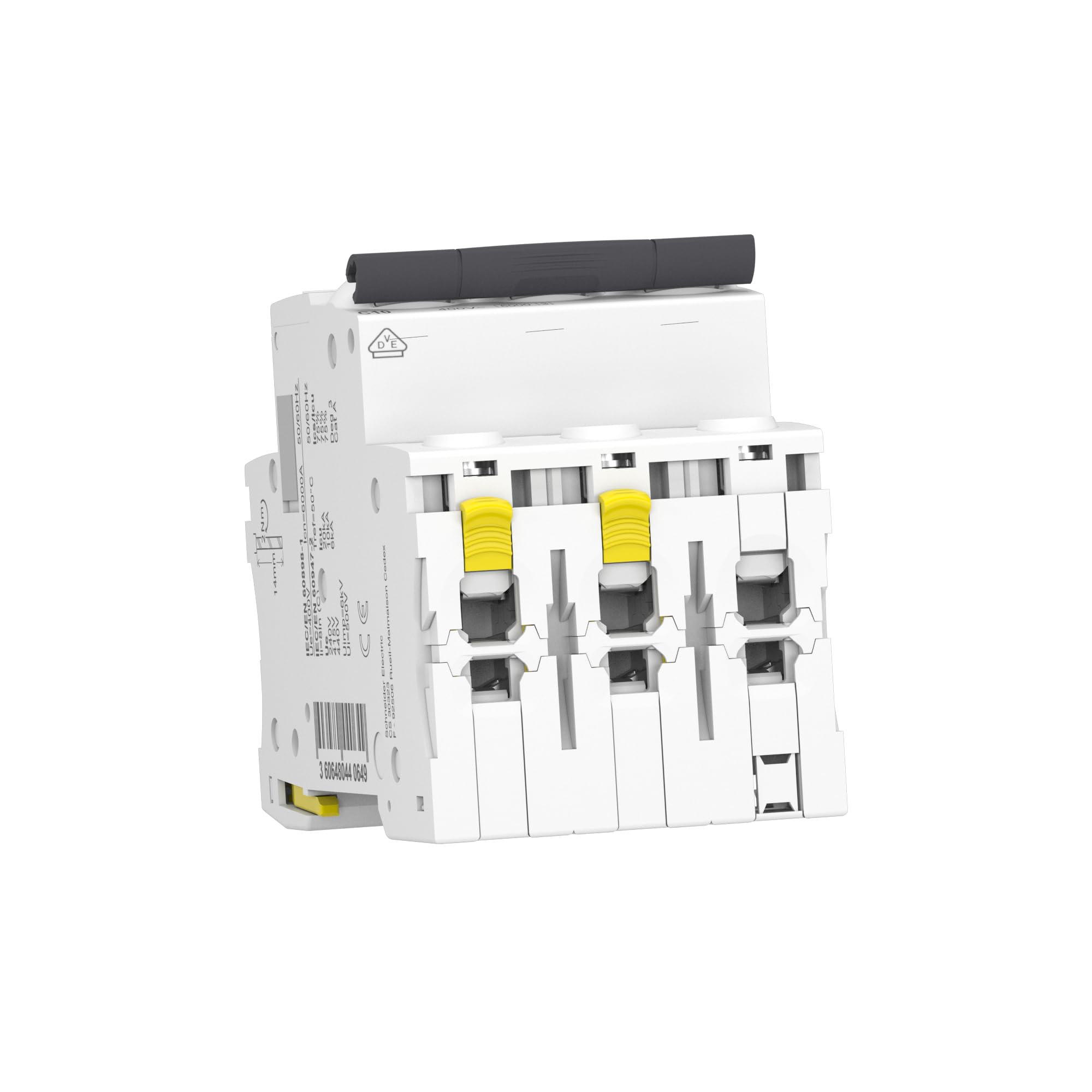 Schneider ACTI9 IC60N 3P 10A C Miniature Circuit B