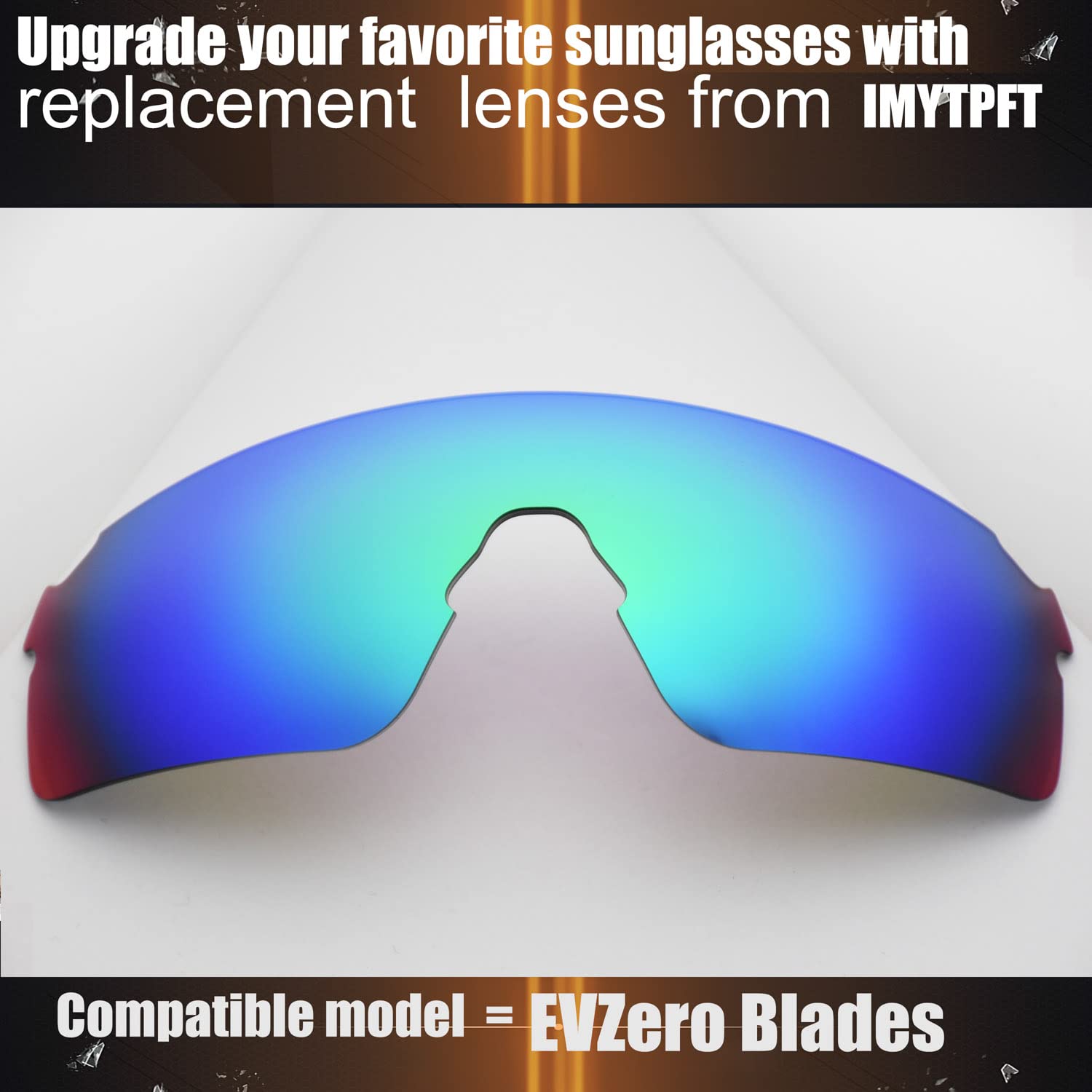 3 kompatible Ersatzklingen für Oakleys EVZero, grün polarisiert, grün, Einheitsgröße