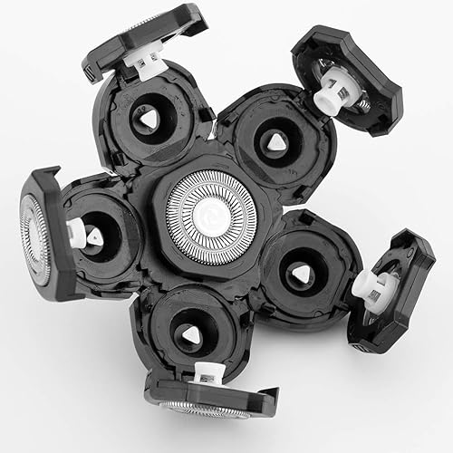 Miniatura 6 de Cabezales de repuesto para afeitadora de cabeza de 6 cuchillas para Freedom Groom*** AidallsWel y la mayoría de las marcas principales, afeitadora