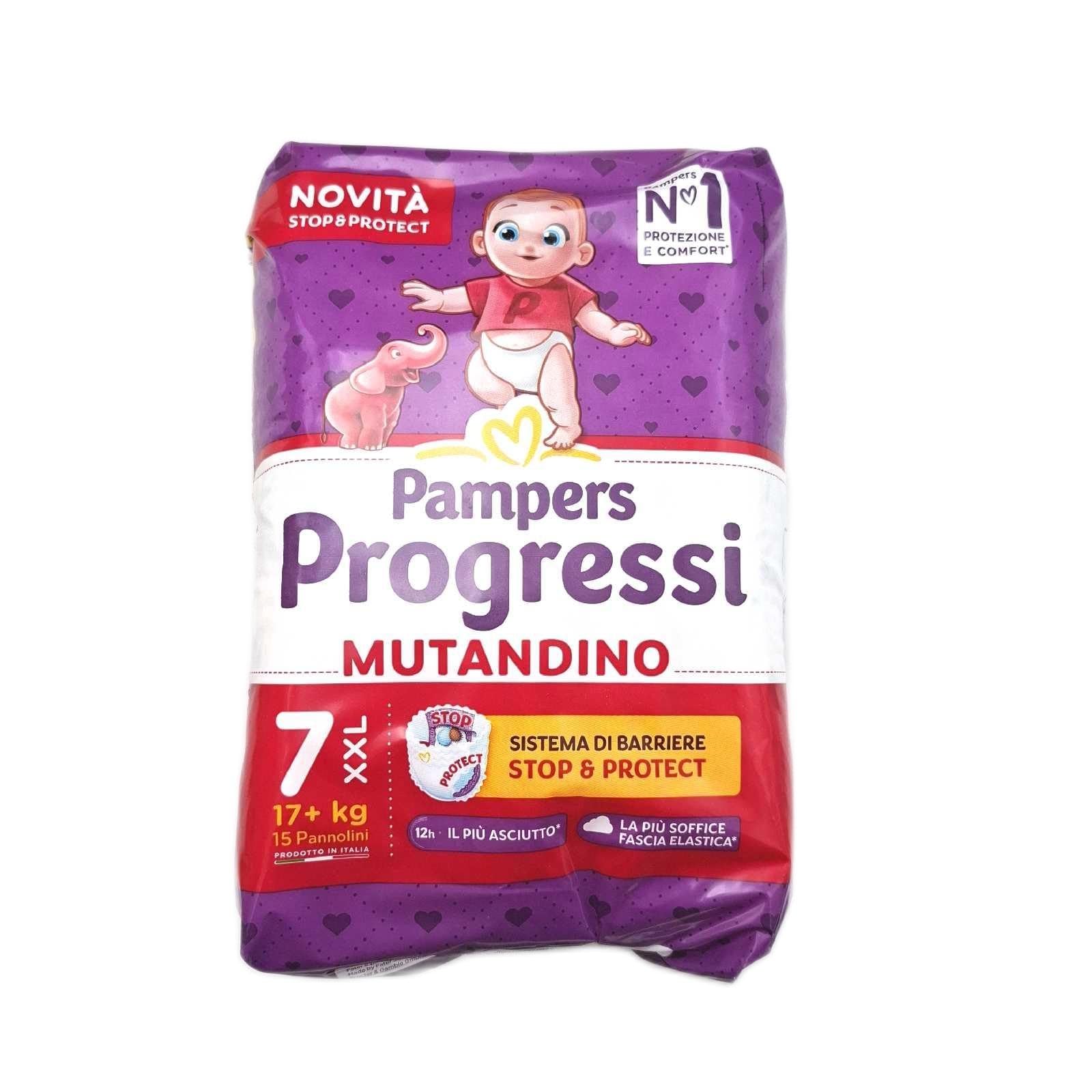 Pampers Progressi Windelhöschen, XXL, 60 Windeln, Größe 7 (17+ kg)