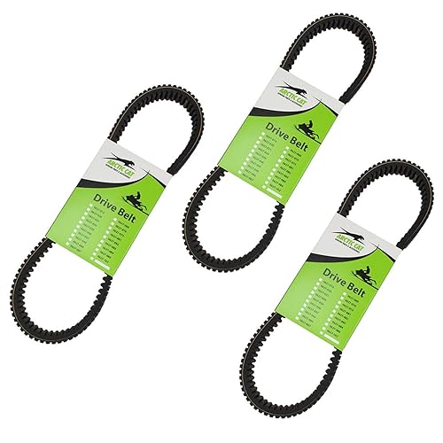 Arctic Cat Correa de transmisión para motos de nieve, paquete de 3 Pantera Powder ZL ZR PS Thundercat MC Firecat Sabercat King Cat Sno Pro