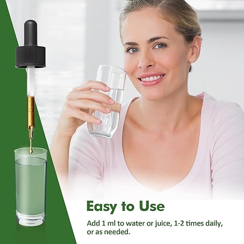 Miniatura 6 de Cleavers - Gotas de drenaje linfático fórmula a base de hierbas veganas, suplemento líquido de cardo mariano de alcachofa, sin OMG, sin gluten. 2