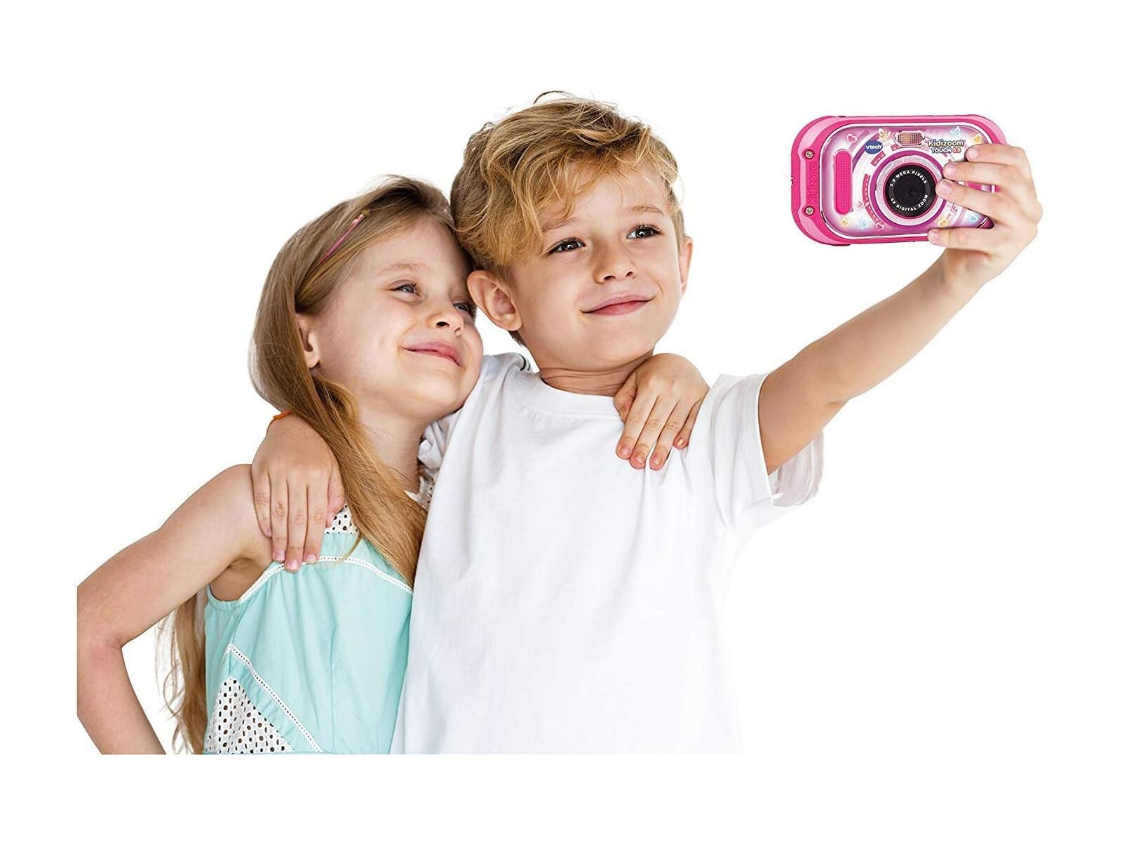 VTech Kidizoom Touch 5.0 Cámara de Fotos Digital Infantil Color Rosa versión española (80-163557)