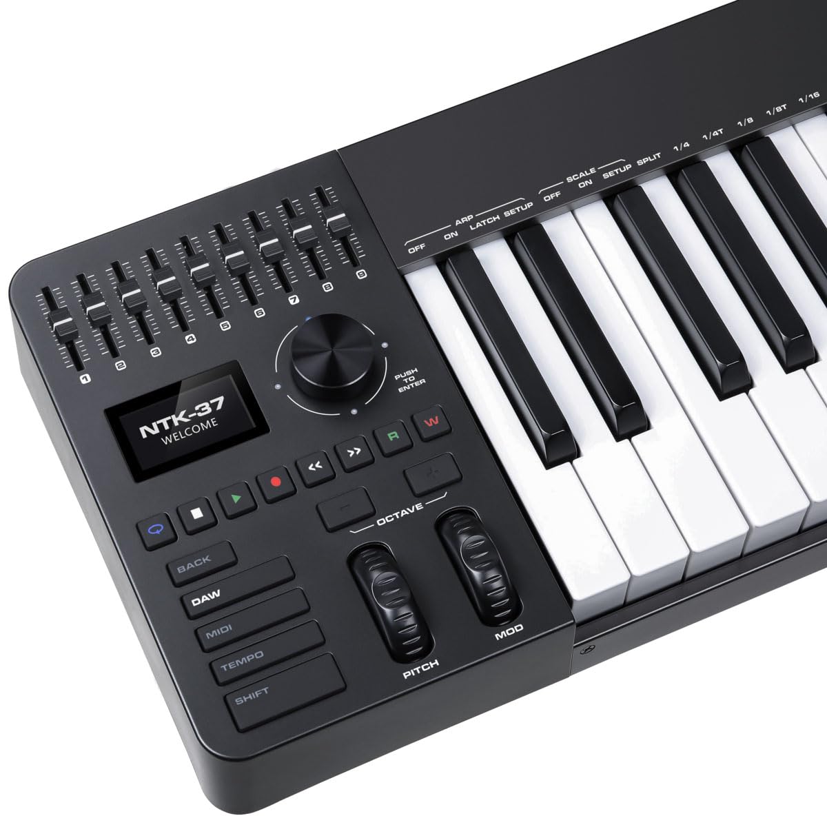 Amazon.com: NUX NTK-37 MIDI Keyboard Controller, 37 Full-Size Keys