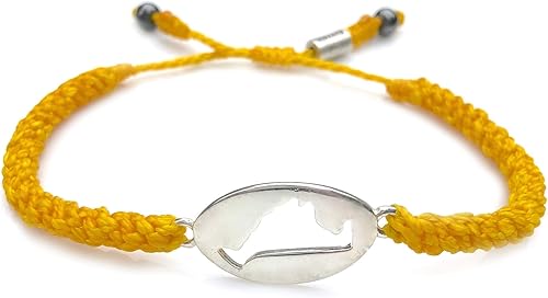 Miniatura 45 de Rumi Sumaq Nautical Rope Bracelet for Men, Women & Kids - Waterproof Hand-Knotted Adjustable Pull Tie - Martha’s Vineyard Island Map, Sailor Rope &