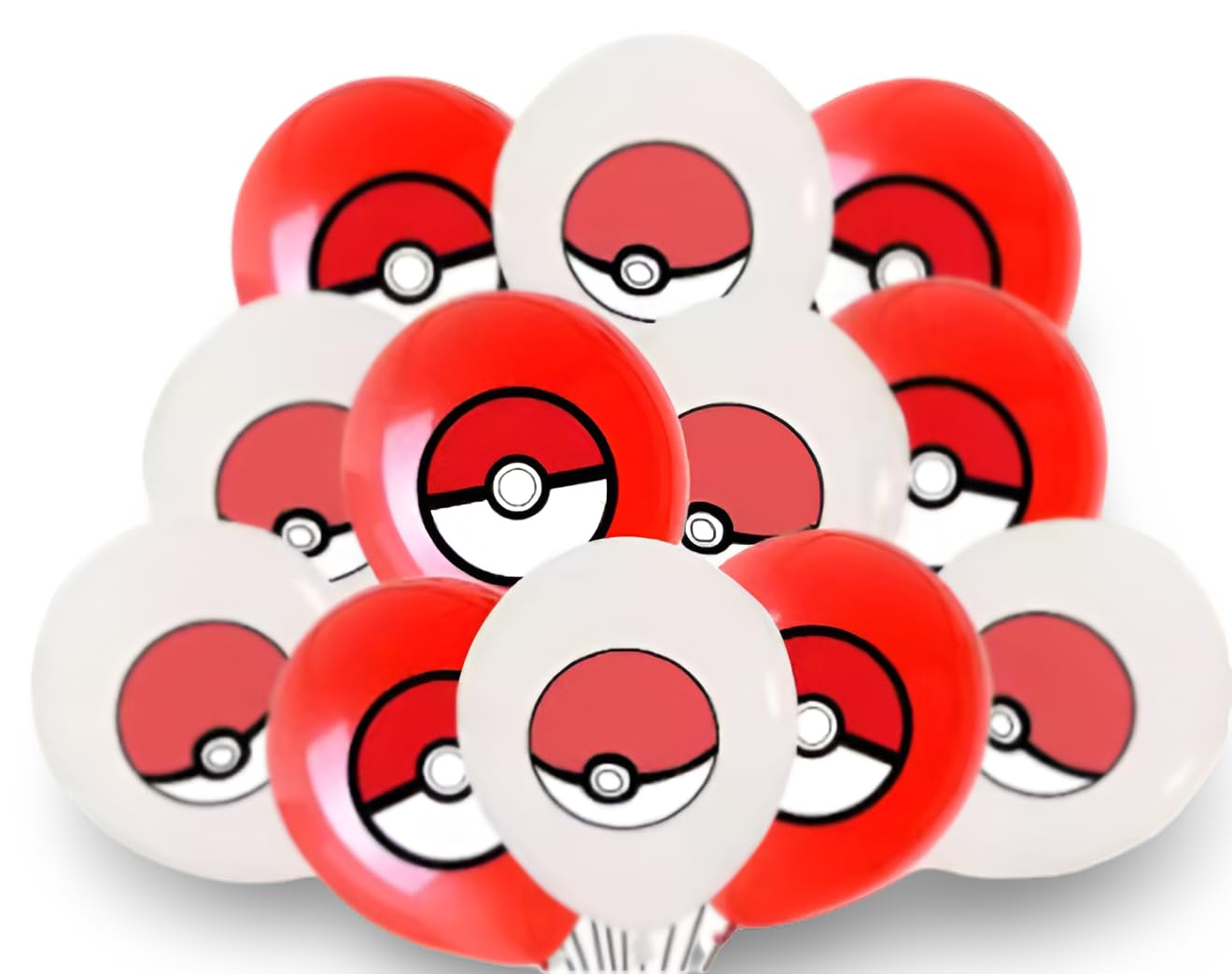 Pokémon Party Supplies | 24 x Balloons | Pokeball Mix