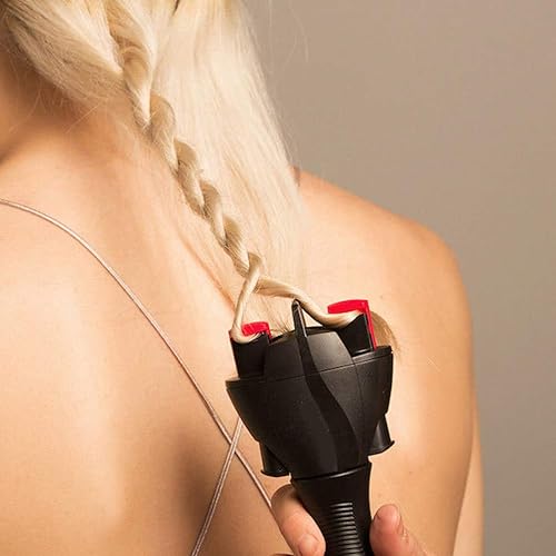 Miniatura 2 de Trenzador automático de pelo, máquina eléctrica para trenzar el cabello, con rotación de 360 grados, cabeza de clip para el cabello, herramienta de
