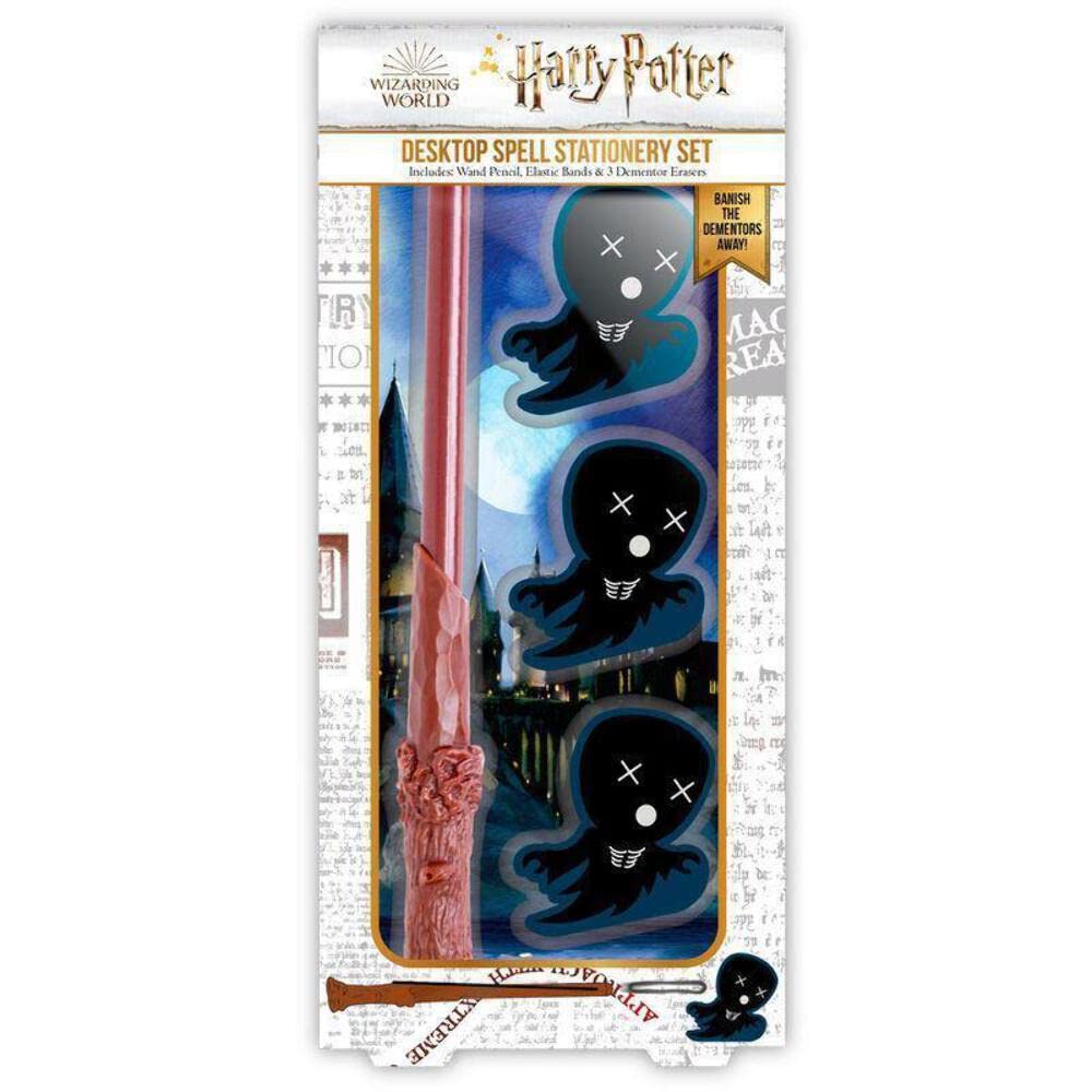 HARRY POTTER Desktop Wand Shoot Stationery Set