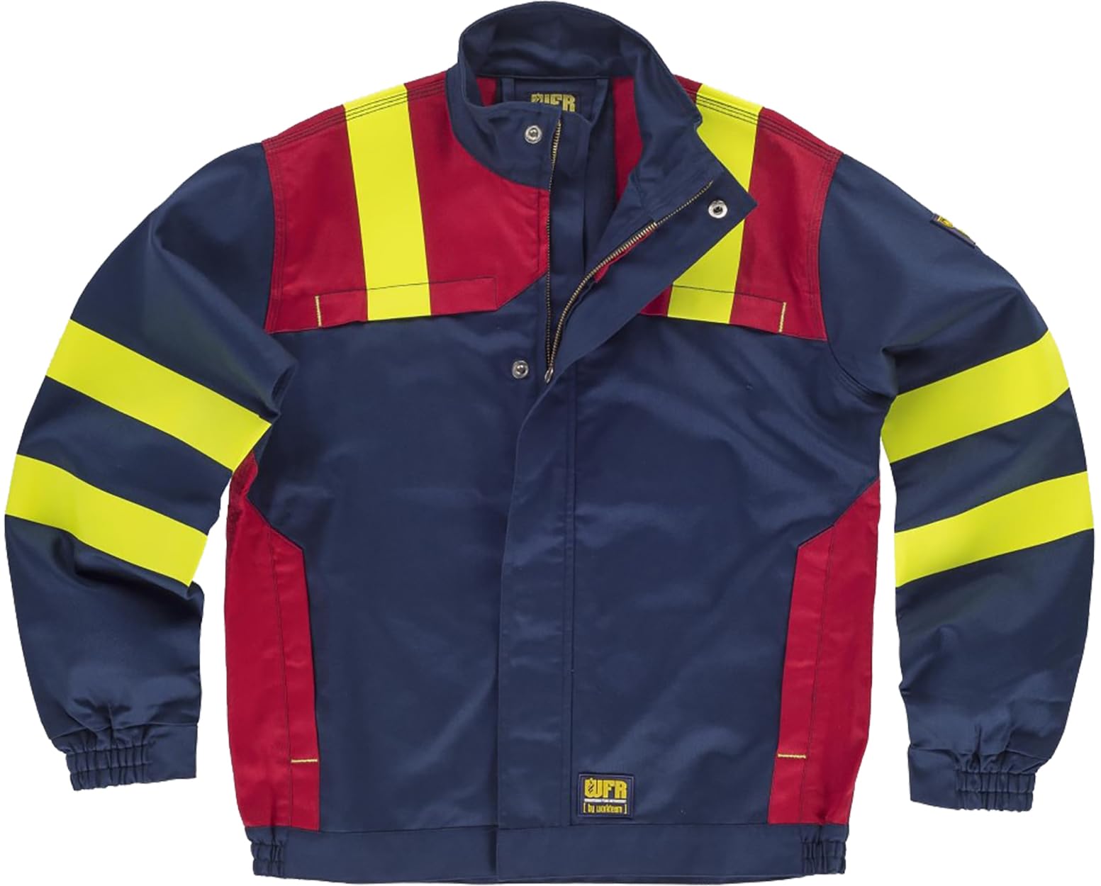 WORKTEAM B1199 Cazadora Ignífuga Combinada Antiestática para Soldadura y Arco Eléctrico Visibilidad Realzada