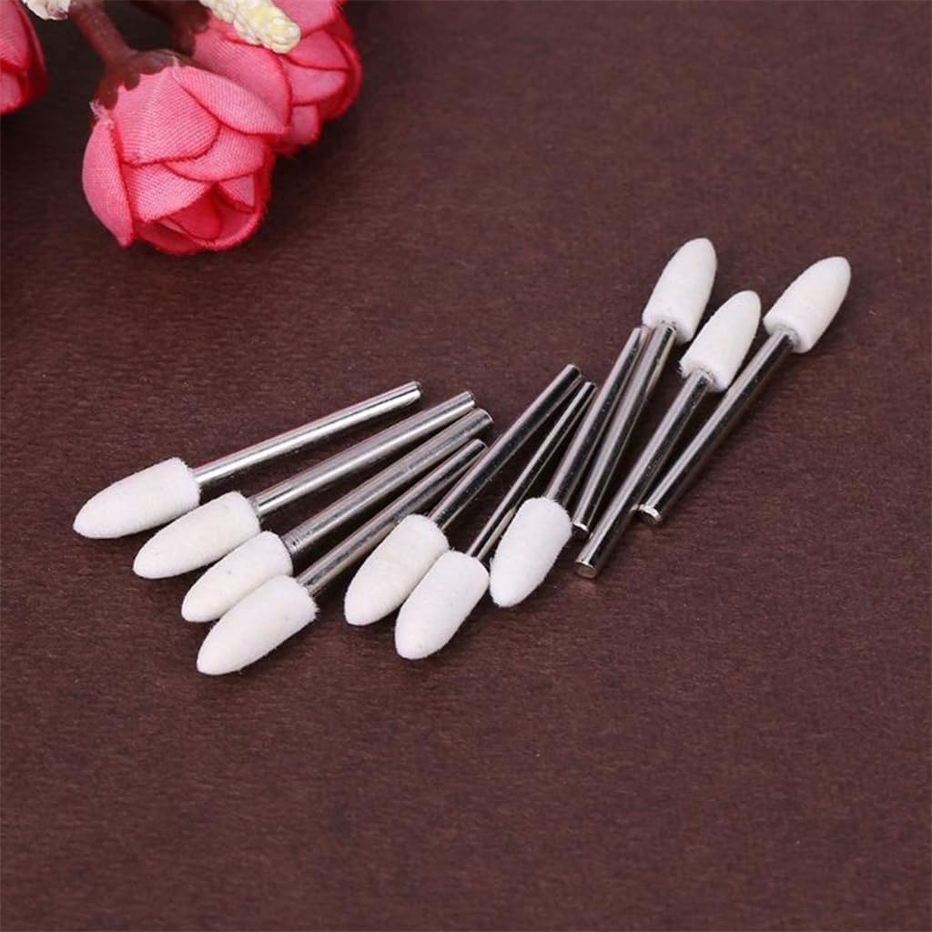100pcs/set Polishing Wheel Mini Pad Drill Accessories Rotary Tool Multi Use Practical with Shank Clean