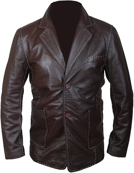 F&h men's genuine leather coat Clearance