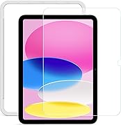 NIMASO ガラスフィルム iPad 第11世代（A16） 2025用/iPad 10.9インチ 第10世代 2022用 衝撃吸収 強化 ガラス 保護フィルム 指紋防止 ガイド枠付き NTB22I574