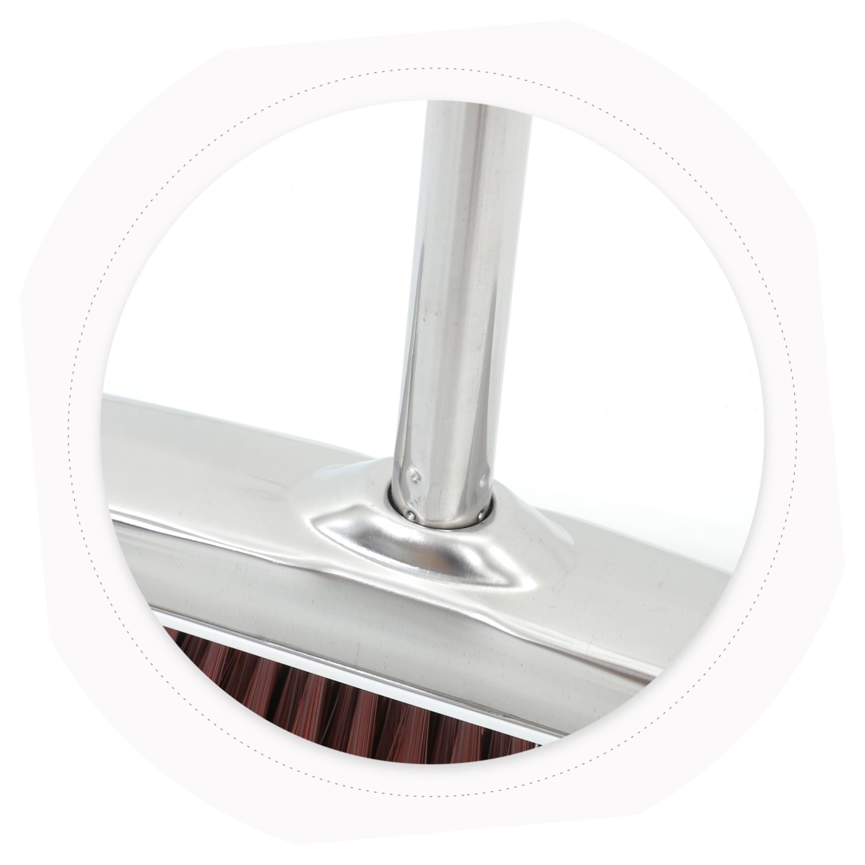 Garneck Kitchen Cleaning Broom Dense Bristle Broom Household Cleaning Supply Soft Broom Soft Bristle Broom Household Brooms Reusable Broom Home Cleaning Equipment Grout Tool Garbage Nylon