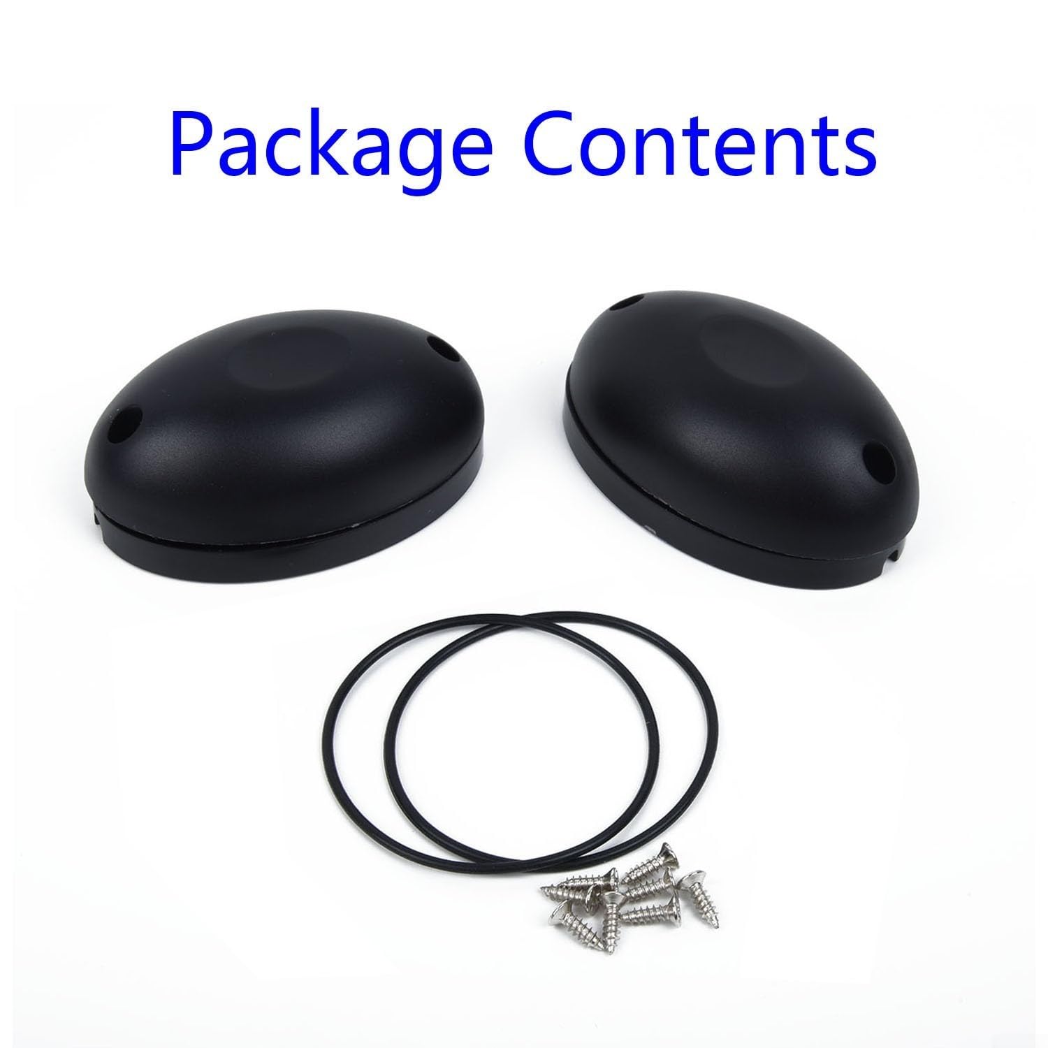 Juego de dos sensores de fotocélula para puertas correderas, diseñados para funcionar a 12 V/24 V CC con capacidades de ajuste automático en mal tiempo