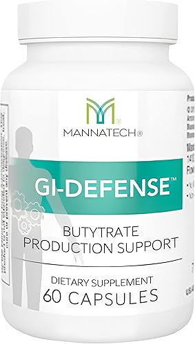 Mannatech Suplemento de butirato - Apoya la función de barrera intestinal, la salud intestinal y la comodidad digestiva - Promueve la producción de