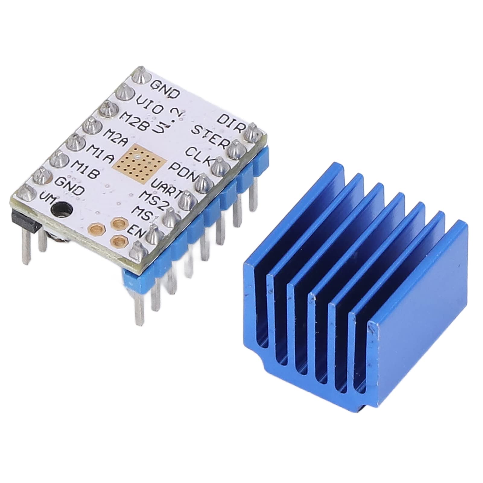 TMC2208 V1.2 Sterownik Modułu Sterownika Silnika Krokowego z Tworzywa Sztucznego 1.4A Płyta Sterownika Drukarki 3D z Radiatorami do Części Drukarki 3D
