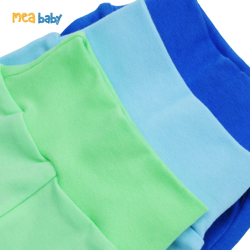 Spodnie niemowlęce unisex MEA BABY wykonane ze 100% bawełny w paczce 5 szt./worek, spodnie niemowlęce dla chłopców, spodnie niemowlęce dla dziewczynek, spodnie wsuwane (92)