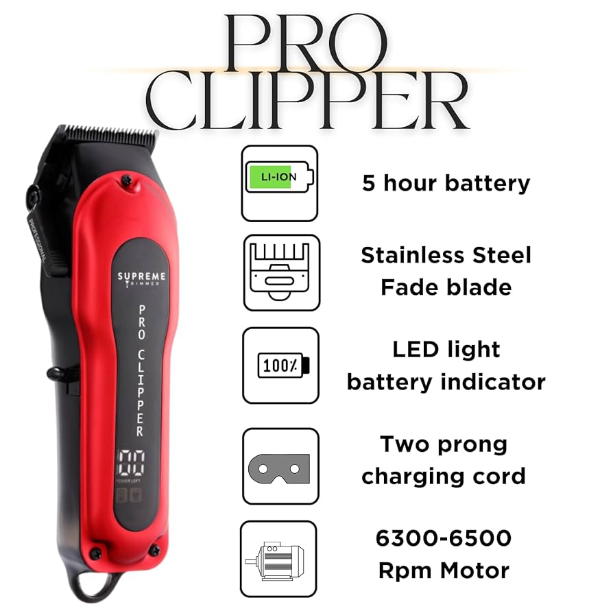 supreme Andis Cordless USPRO Li メンズシェーバー Supreme Andis Envy Li Adjustable Blade Clipper Red | eBay