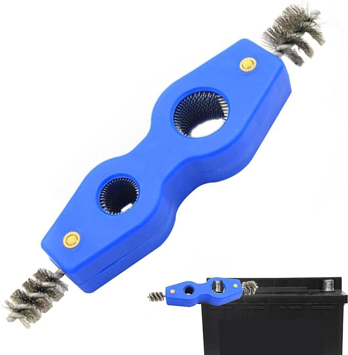 Amazon.co.jp バッテリーターミナルクリーナー,4 in 1 スチール ワイヤー ブラシ ヘッド カーマリンバッテリー用