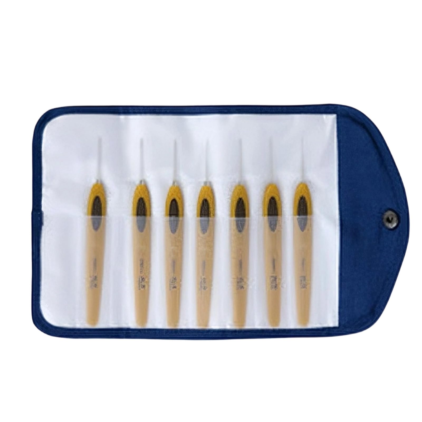 Portable Crochet Hook Collection Set Lace Projects Various Gauges Comfortable Grip Included Storage Solution Craft Set