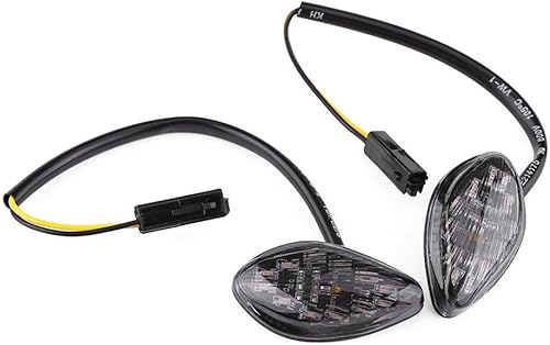 Kit de 2 luces LED intermitentes para motocicleta, con forma de ojo, color ámbar, para Honda Grom 2014-2016