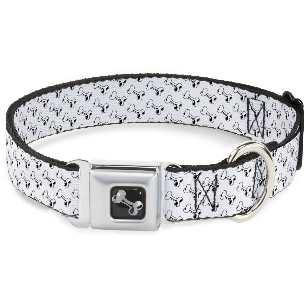 Collier de chien en forme d'os Buckle Down ajustable et résistant pour chiot