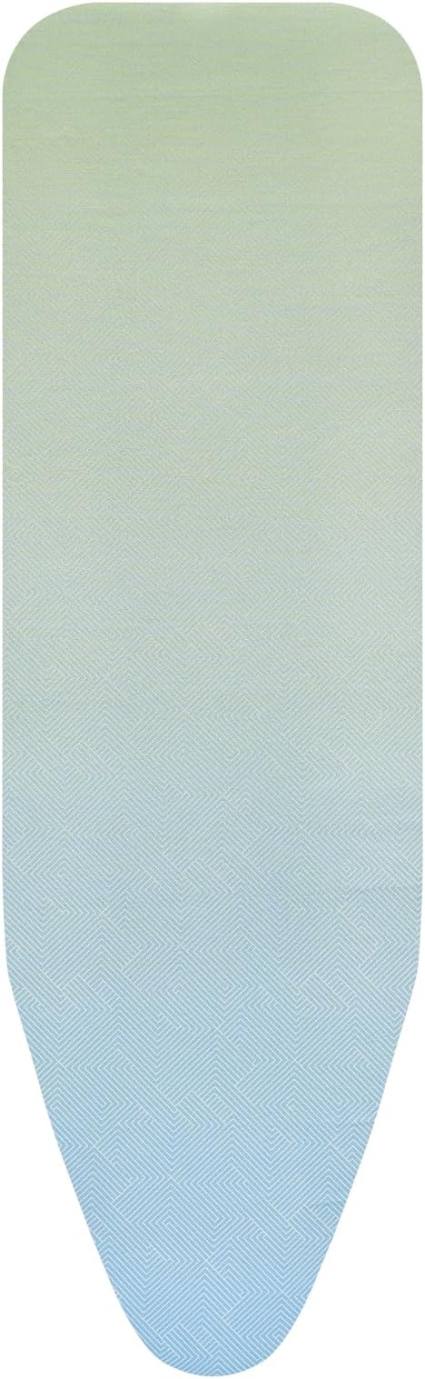 Brabantia Bügelbrettbezug B 124 x 38 cm – Soothing Sea | Oberschicht 100% Baumwolle, 8 mm Schaumstoffpolsterung | Perfekt für Bügelbretter der Größe B | Langlebig, waschbar, leicht aufzuziehen Brabantia Bügelbrettbezug B 124 x 38 cm – Soothing Sea | Oberschicht 100% Baumwolle, 8 mm Schaumstoffpolsterung | Perfekt für Bügelbretter der Größe B | Langlebig, waschbar, leicht aufzuziehen
