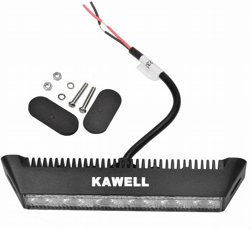 KAWELL 18W LED Light Bar Spotlight LED Fog Light Bar Super Bright Driving Light LED Work Light for Off Road Motorcycle ATV UTV 4X4 SUV Truck Tractor Boat