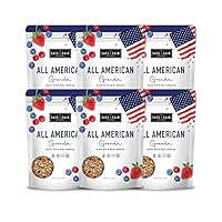 Vista 19 de Safe + Fair - Granola de Pastel de Cumpleaños, sin gluten, vegano y a base de plantas con chispitas naturales, 0g de grasas trans, sin OGM, kosher