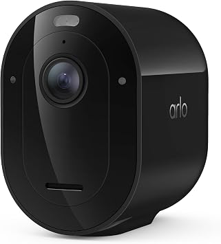 Arlo Pro Security Camera 2K HDR 6th Gen, 2025 Release - Wireless Outdoor Camera, Rechargeable Removeable Battery, Event Captions, Emergency Response, 1-Month Trial of Secure Plan, 1 Cam, Black