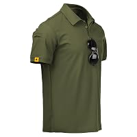 JACKETOWN Polo Shirt Uomo Manica Corta Asciugatura Rapida Traspirante Tennis Polo