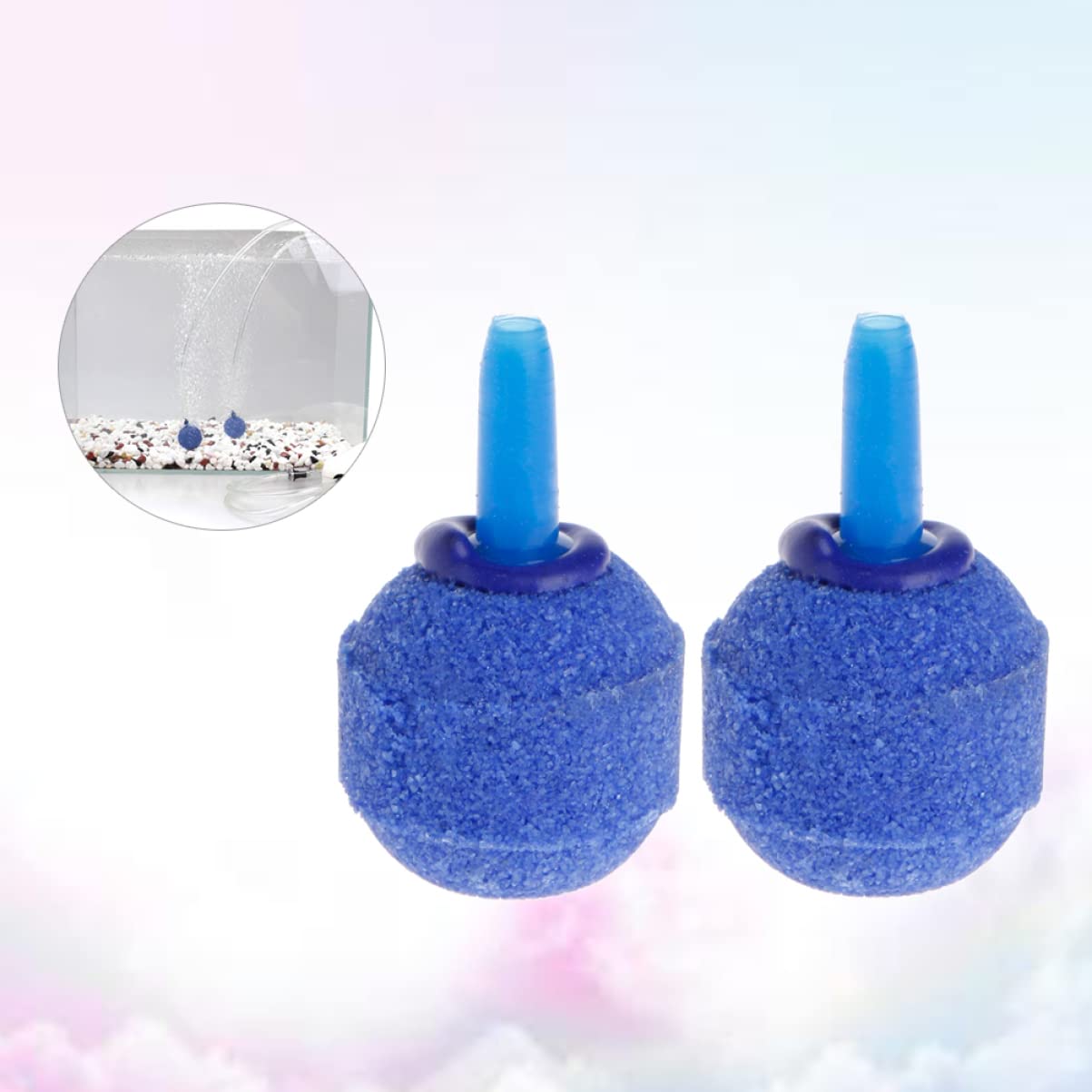 4053 エアストーン ディフューザー バブルエアストーン 水槽 2個 Amazon | アクアリウムエアストーン 水槽エアーストーン バブル