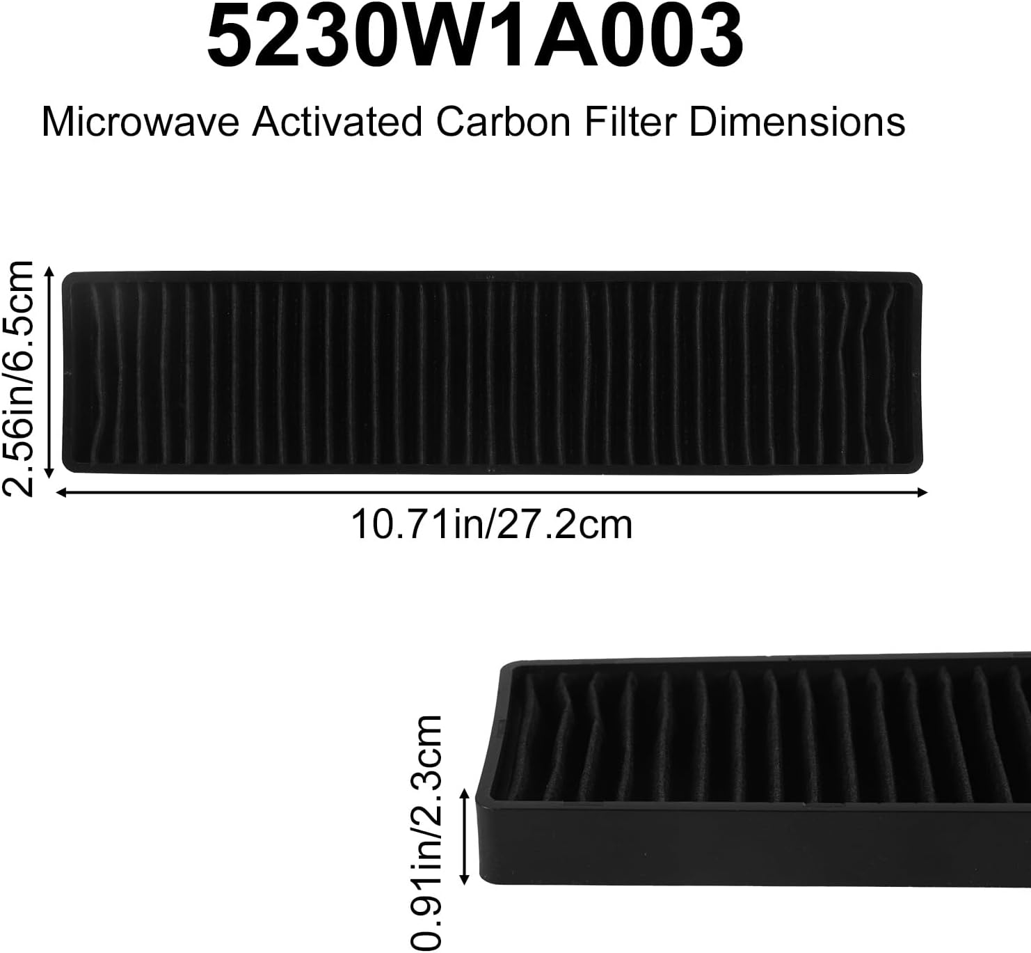 3pcs Microwave Filter Replacement Set for LMV2031ST/LMV2031BD & More