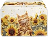 Vista 15 de Coldinair Cubierta para tostadora de dos rebanadas con estampado de aguacate, cubierta de electrodomésticos pequeños con diseño de frutas