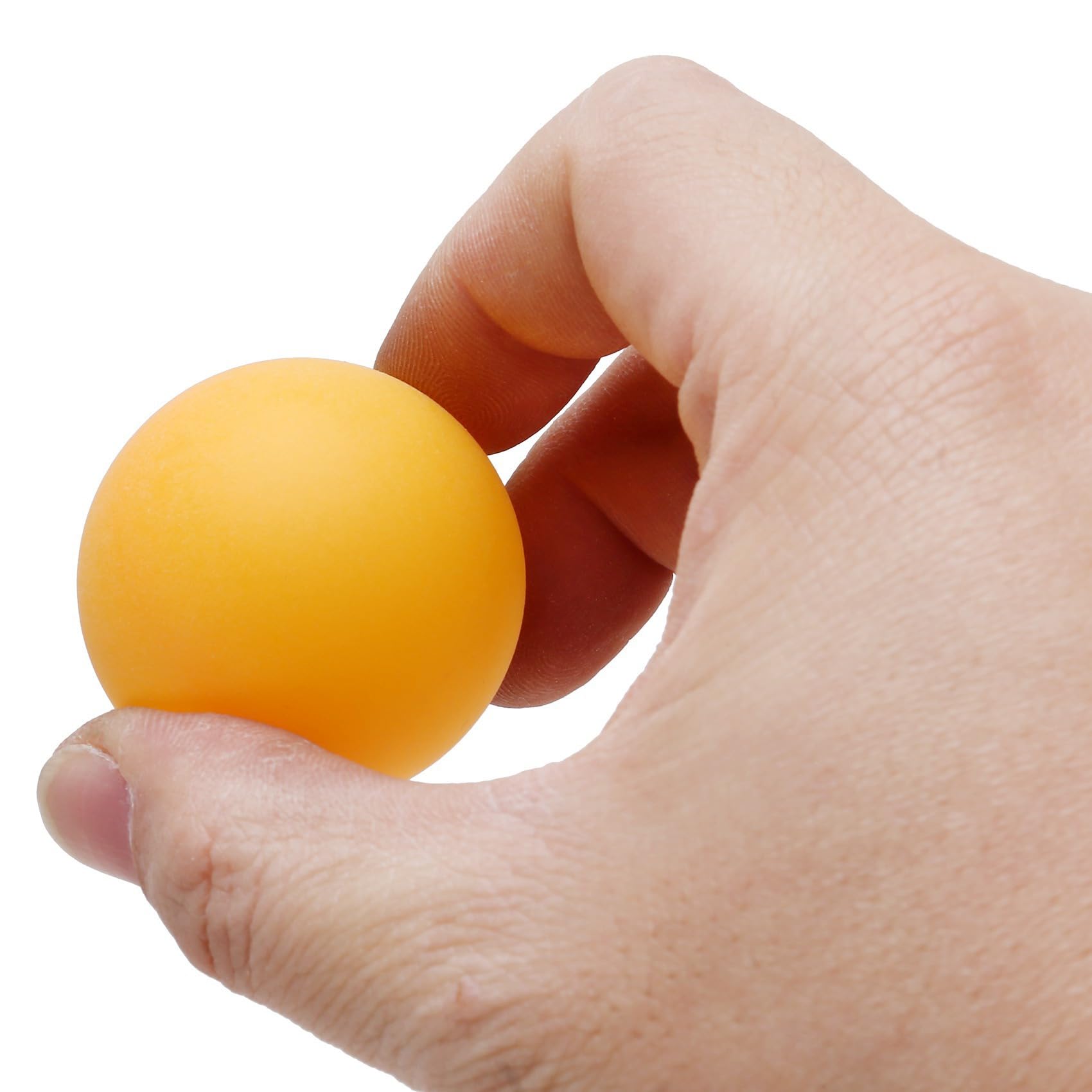 Paquete de 500 Pelotas de -Pong de Primera Calidad Pelota de Mesa de Entrenamiento Avanzado Bolas Sin Costura Duraderas y Livianas Naranja