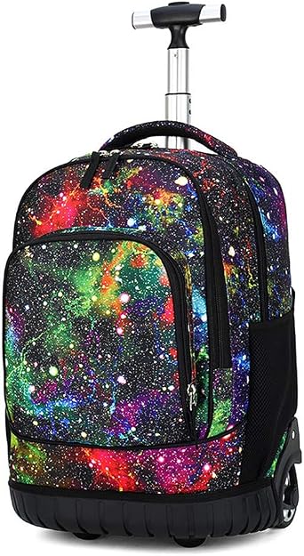 Trolley School Bags for Boys Girls Backpacks Rucksack with Wheels Trolley Backpack for School Students