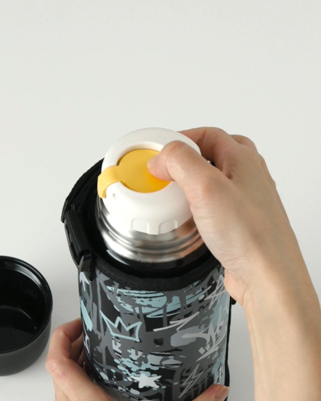 Amazon｜サーモス 水筒 真空断熱2ウェイボトル 1L/1.03L ブラック