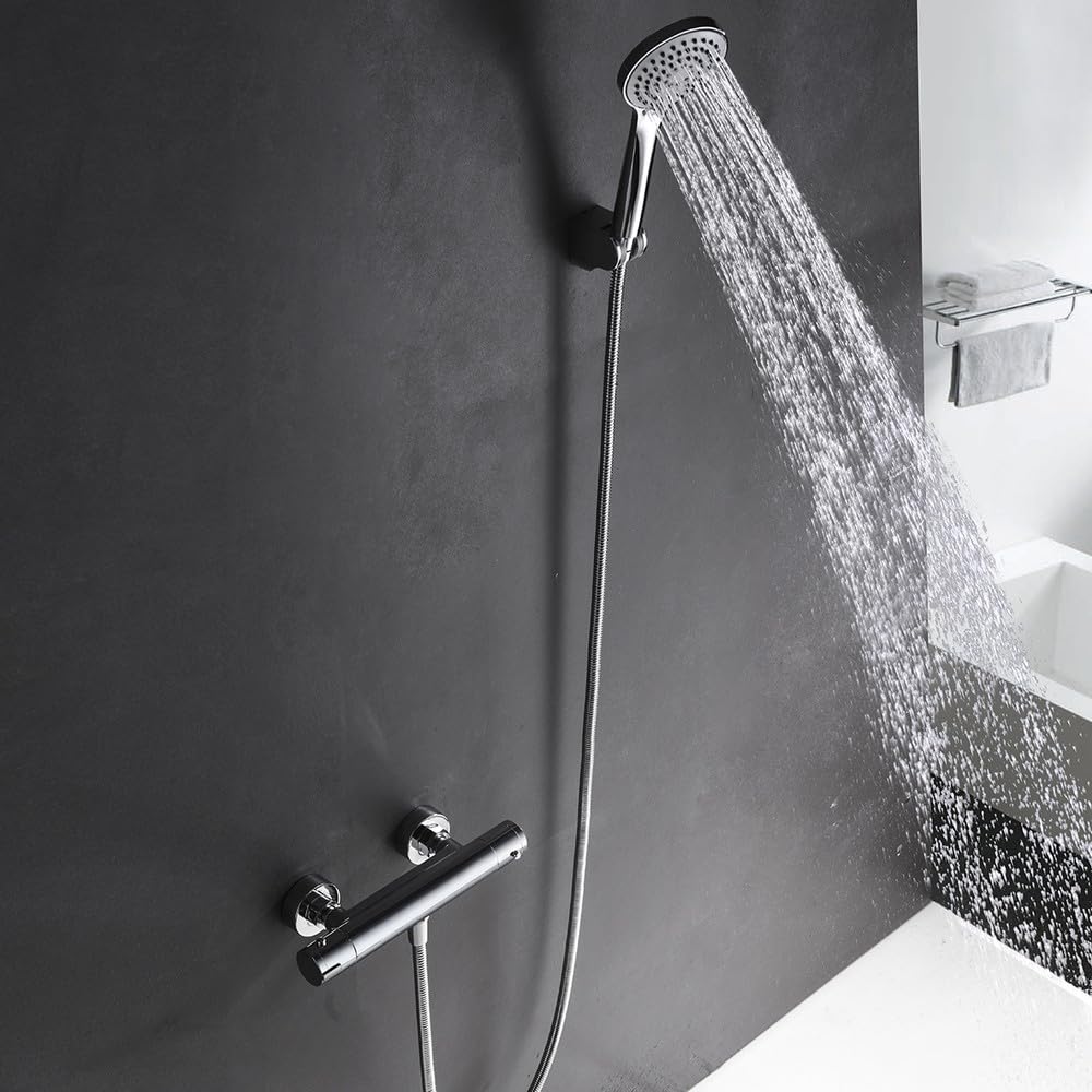 IMEX | Grifo de Ducha Termostático Serie Creta Cromo