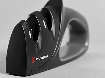WUSTHOF 2-Stage Hand-Held Sharpener, Black