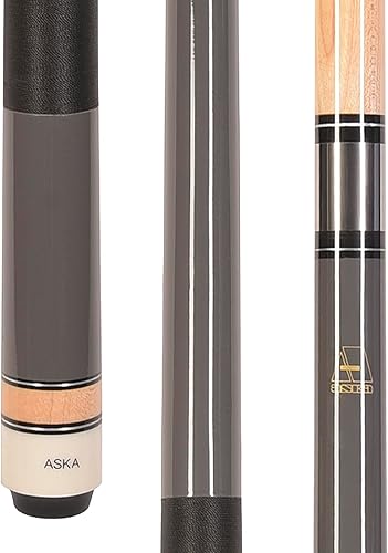 Miniatura 12 de ASKA L2 - Taco de billar de 2 piezas, arce canadiense Hard Rock de 58 pulgadas, punta dura de 0.512 in Negro