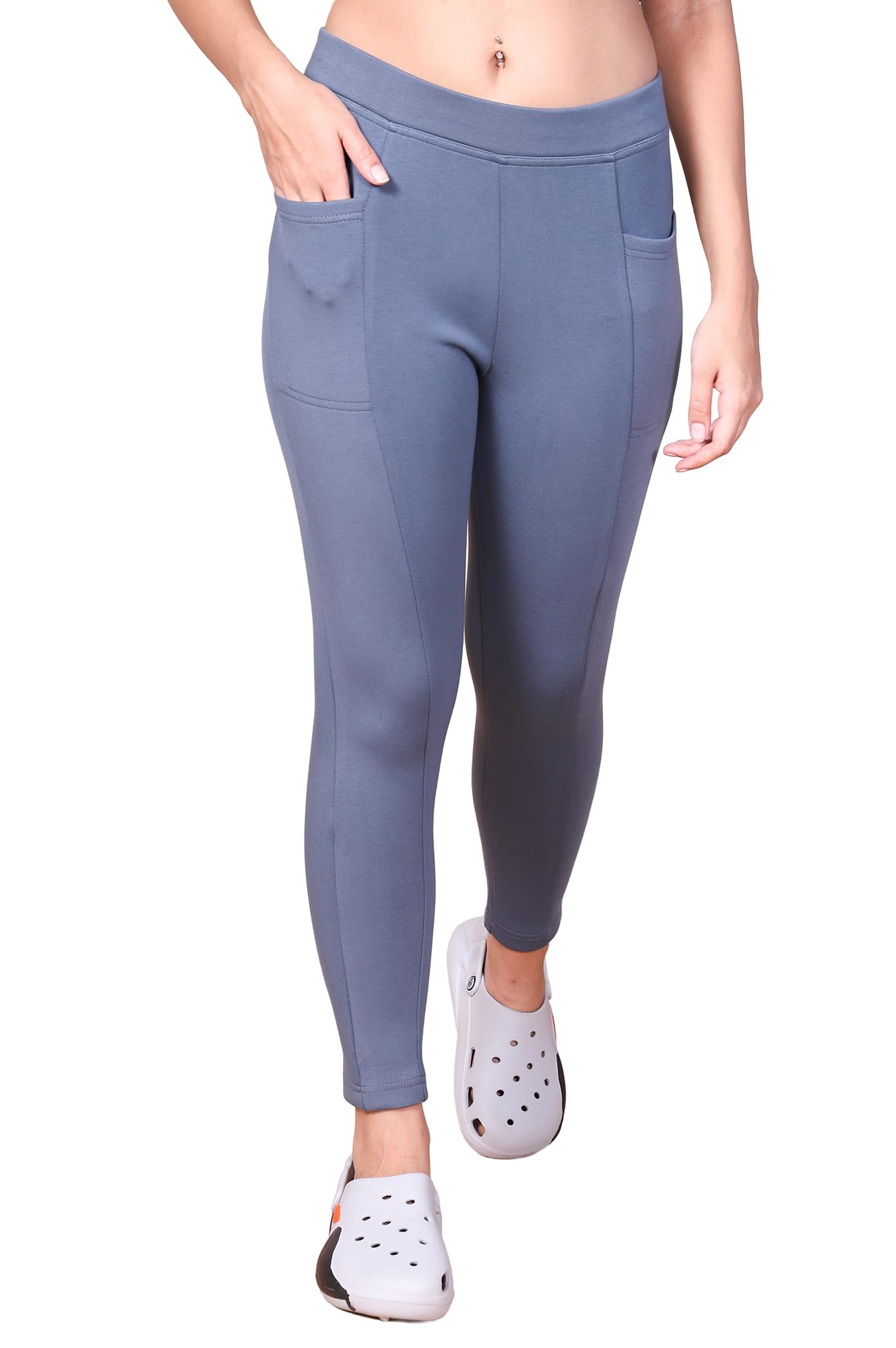 aurelia Women's Solid High-Waisted Modal Tights-picture-36