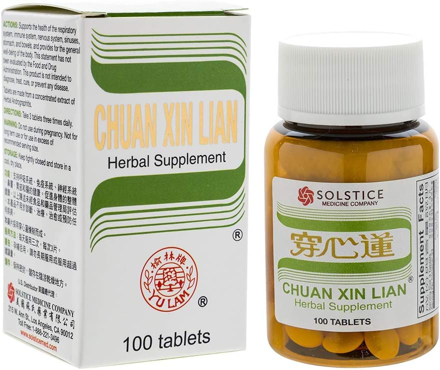 Chuan Xin Lian - 100 tablets,(Solstice)
