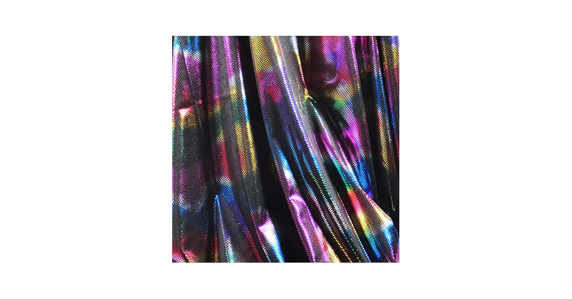 1点物⭕️お安く!◎Custom Vintage Fabric◎AR 9.75 Amazon.com: Hologram Rainbow Iridescent Fabric Mermaid