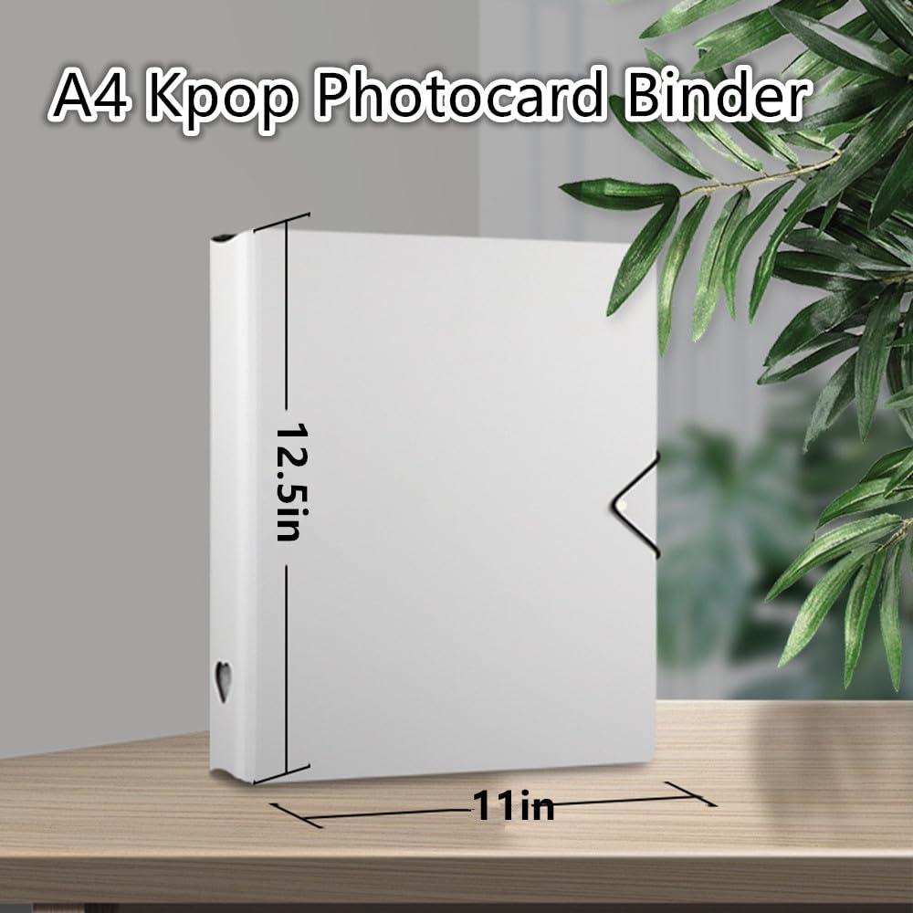 Amazon.com: A4 Photocard Binder with 25 Pages 9 Pocket, 2x3'' Photocard  Holder Book Sleeves, For Film Card DIY Collect Album : Home & Kitchen