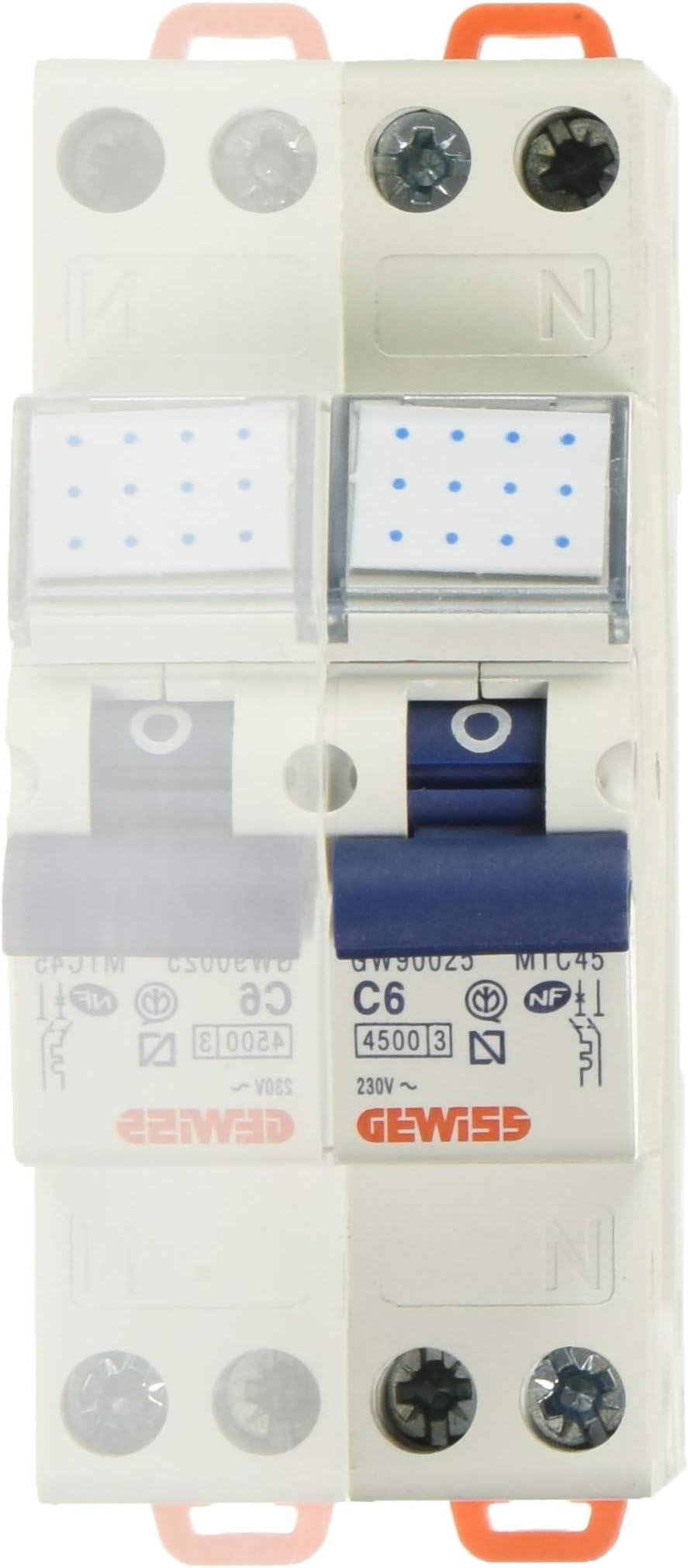 TQYUIT gewiss gw90025 – INT .Magnet .compatto 1P + N C6 4 , 5 KA 1 M