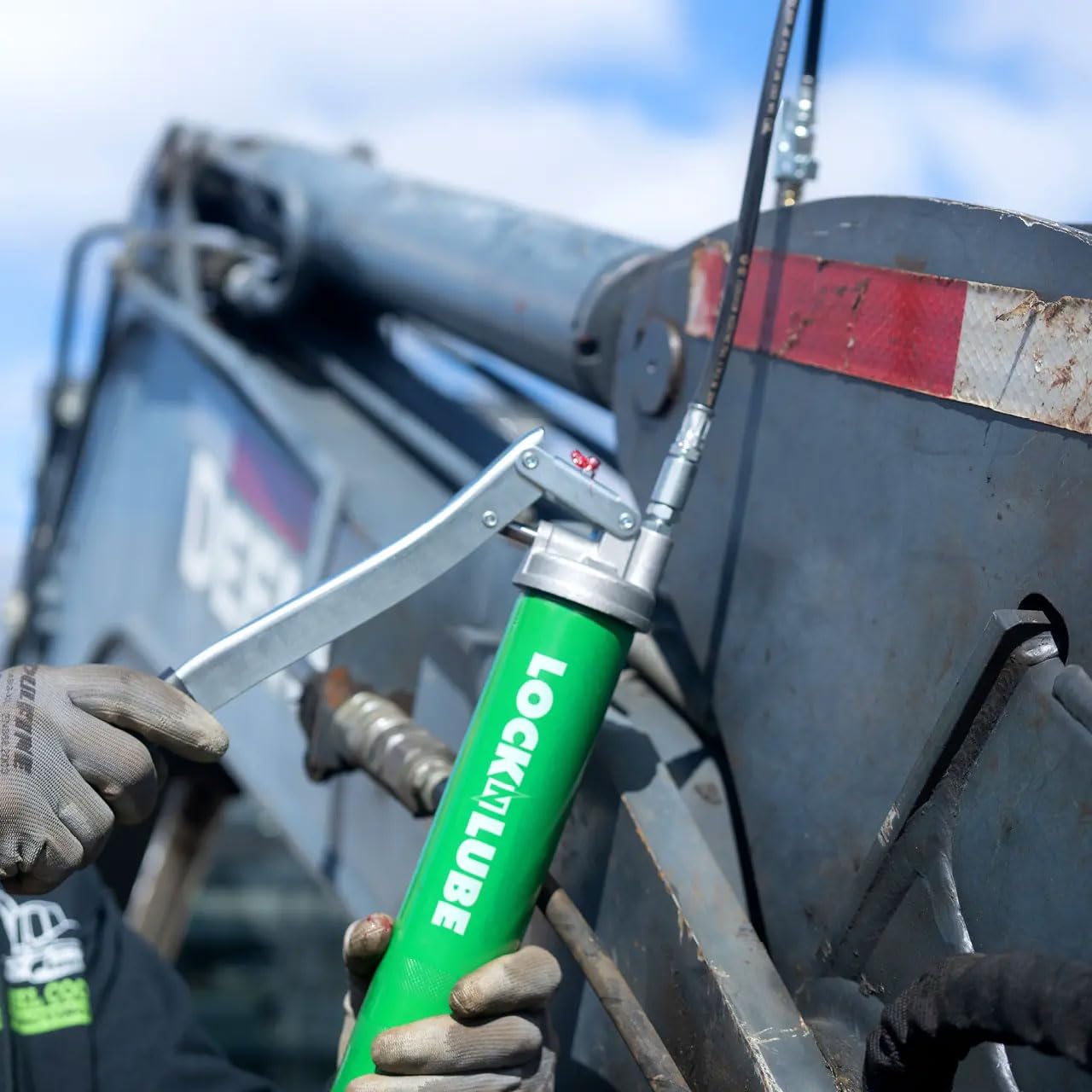 LockNLube Fettpresse mit Hebelgriff