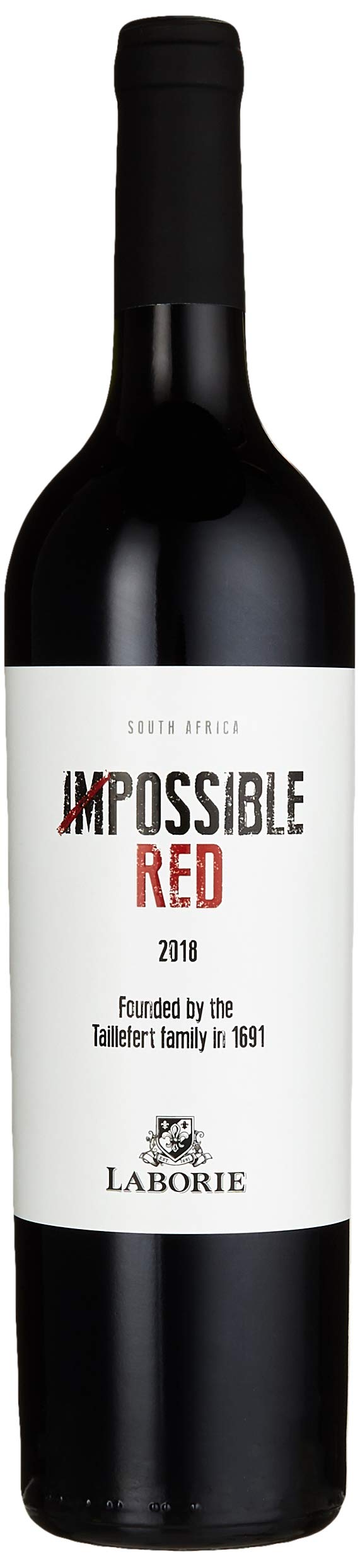 Laborie Impossible Red Trocken – Eleganter Rotwein aus Südafrika, vollmundig, fruchtig & harmonisch – Perfekt für Genießer (1x 0,75l) (Packung mit 6)