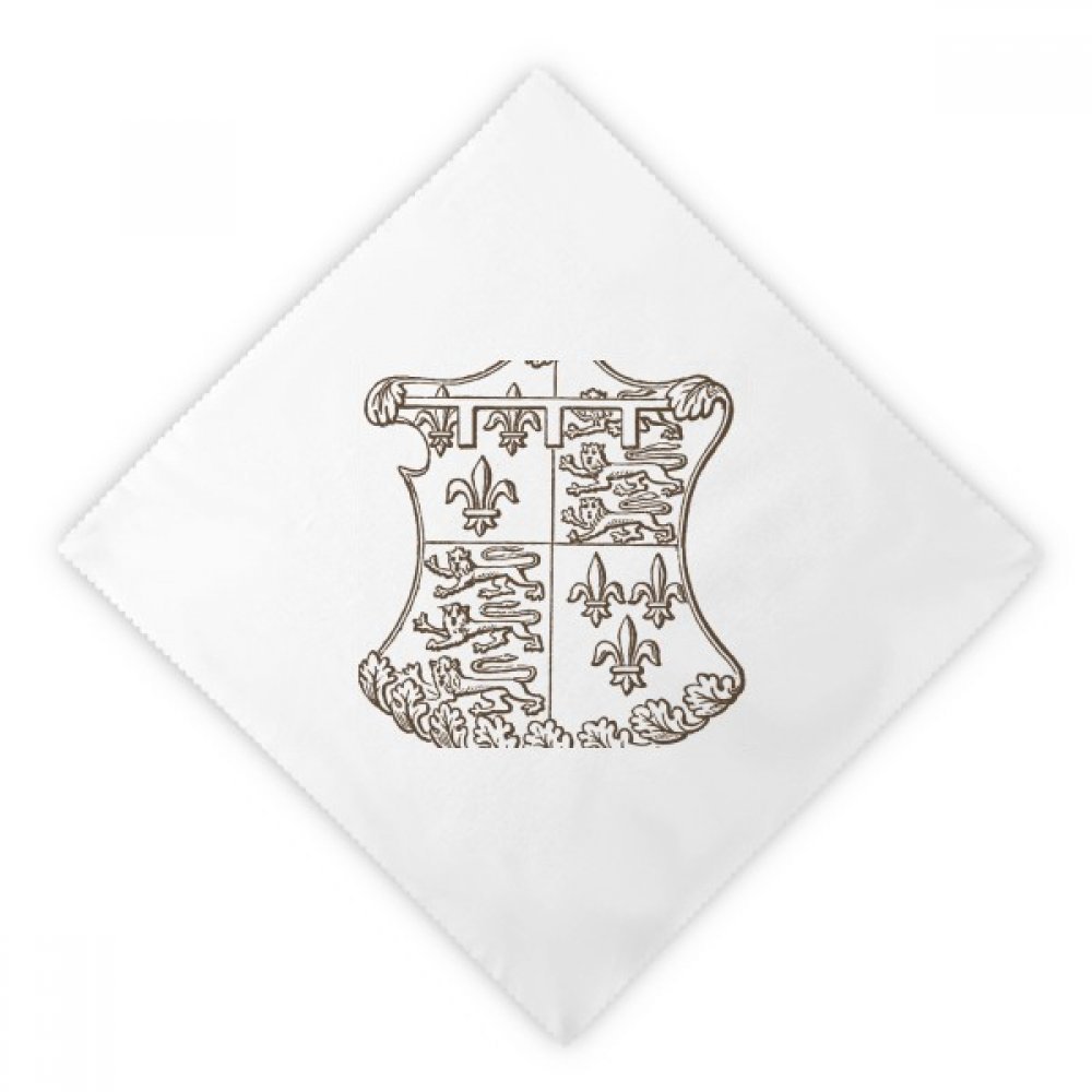 Servilletas de tela reutilizables de alta calidad con estampado de león barroco