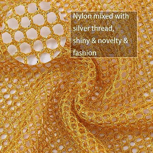 Mens Sparkly Fishnet Tank Top Mesh Undershirt See Through Sleeveless Undershirt3