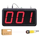YMJOINMX Digital Up Counter 4in Led Display Counter with Infrared Sensor for Conveyor Belt Production Line Visitor 0-999 110-240V
